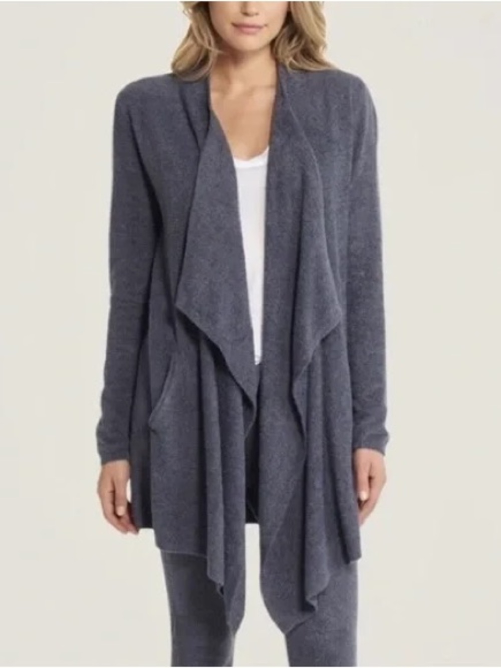 Barefoot Dreams CozyChic Lite Ribbed Island Wrap Cardigan